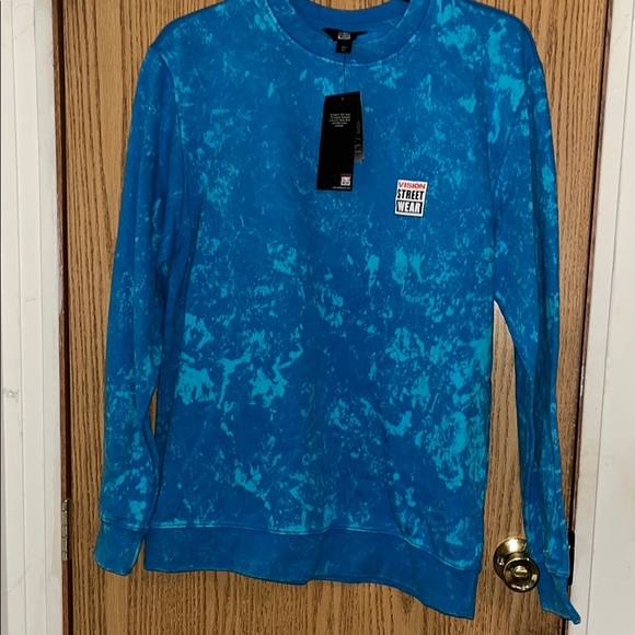 Vision Street Wear Blue Graphic Tee - Picture 1 of 3